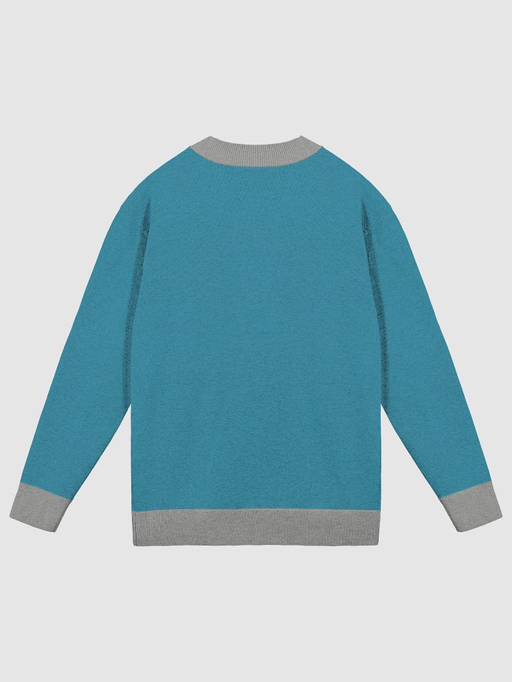 Ladies Cardigan Cyan and Grey product image (2)