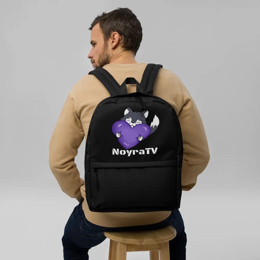 Wolf Hug Heart All-Over Print Backpack product image (9)