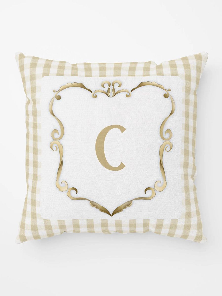 Beige Preppy Charm Pillow C product image (5)