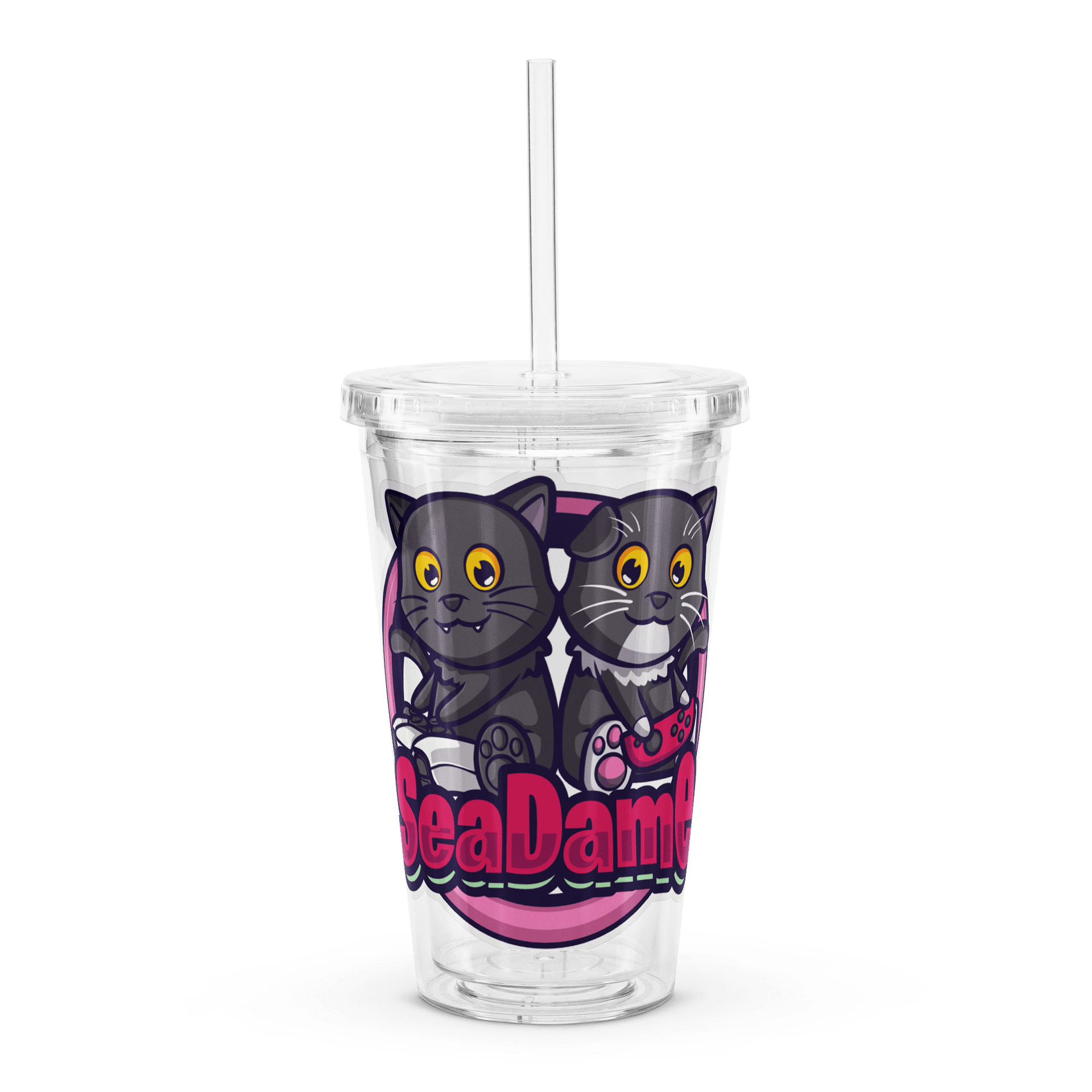 SeaDame - Cat Logo 16oz Tumbler product image (1)