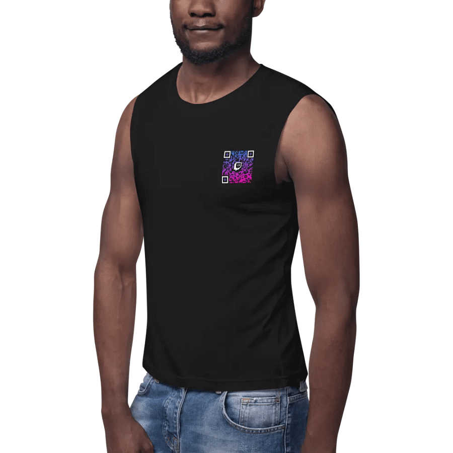 MA Twitch QR Code Muscle Tank product image (6)