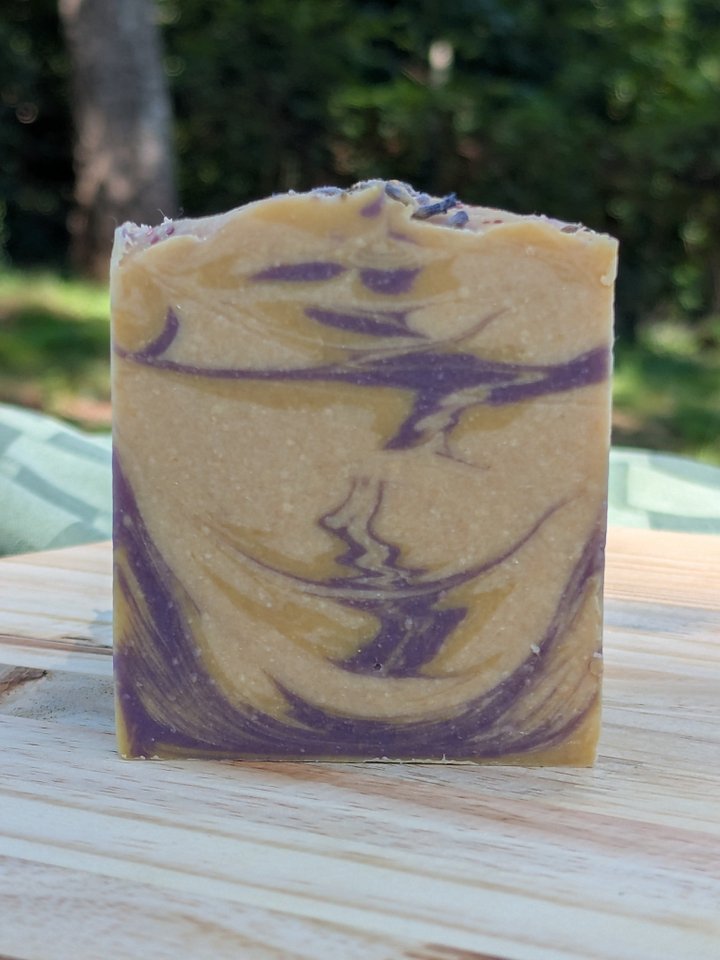 Lavender Lemon Cold Process Goat Milk Soap product image (2)