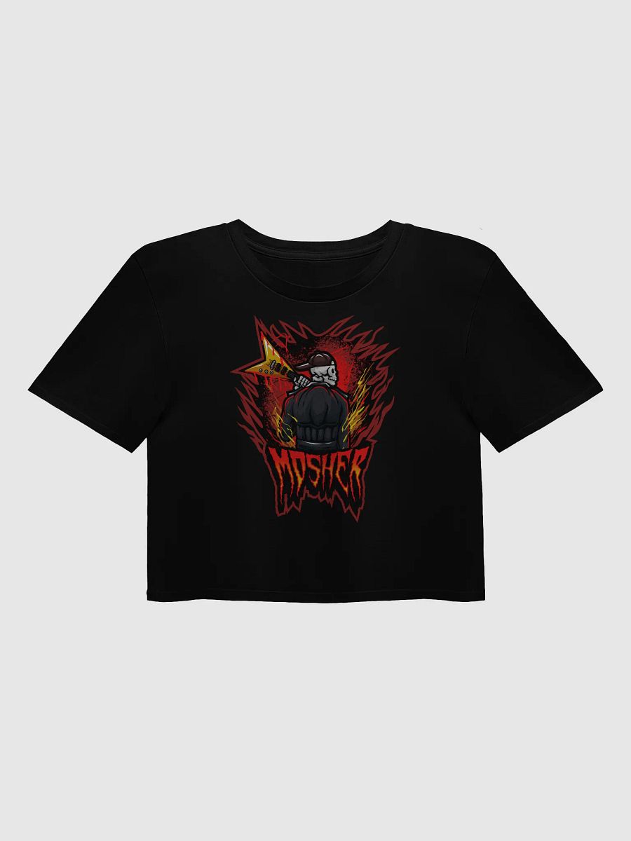 MOSHER GUITAR LOGO WOMEN'S CROP TOP product image (25)