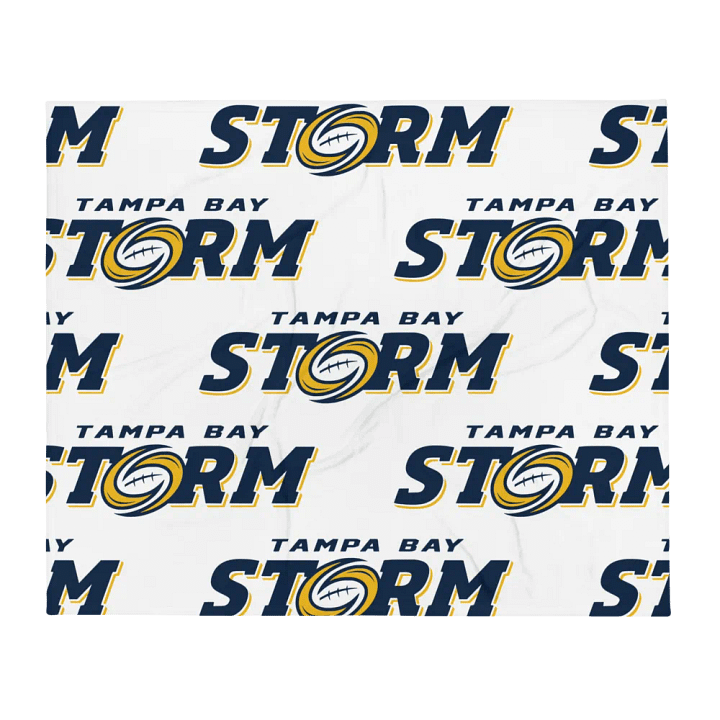 Tampa Bay Storm Throw Blanket product image (1)
