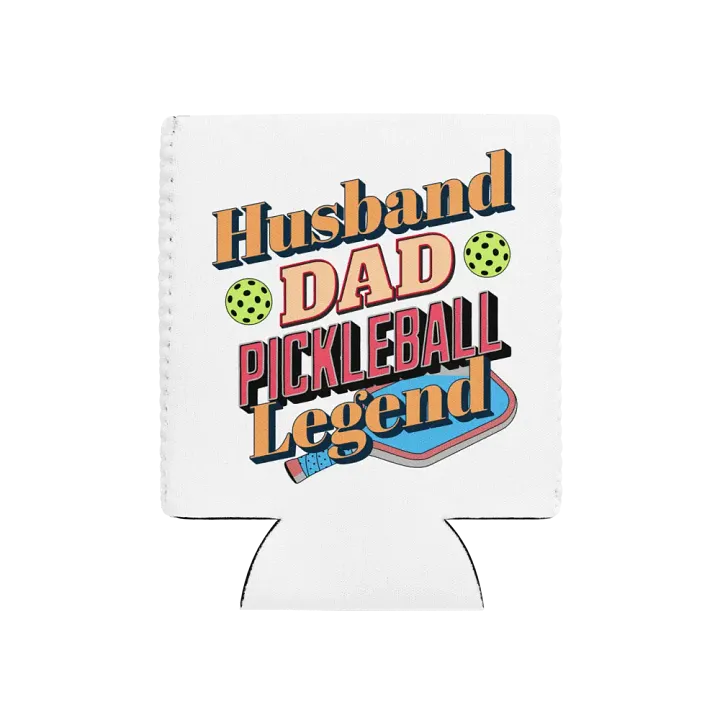 Husband Dad Pickleball Legend Can Cooler product image (1)