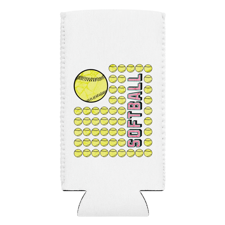 US Flag Softball Strike Out Can Cooler product image (2)