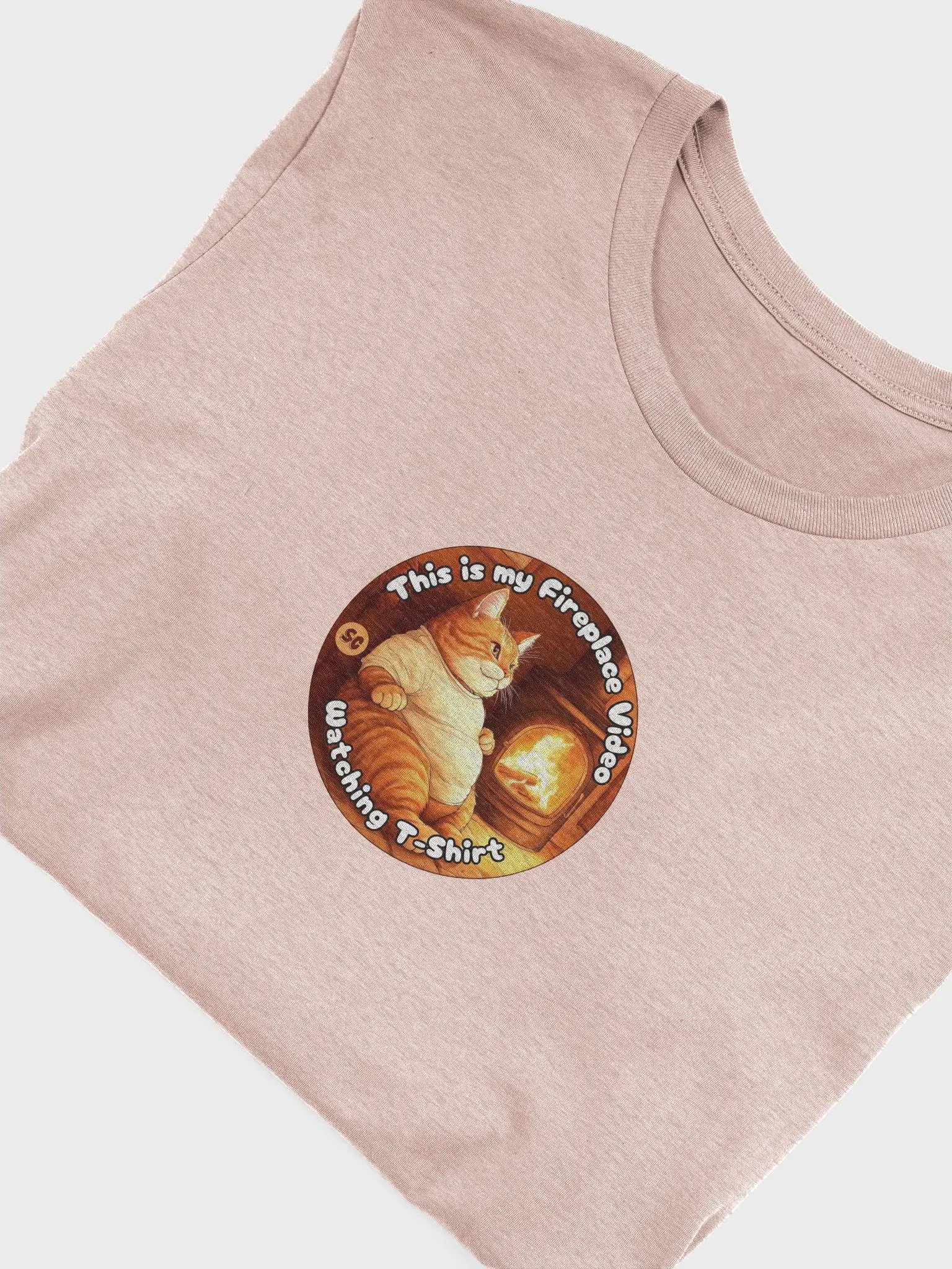Cozy Cat - This is my Fireplace Video Watching T-Shirt | Tee product image (3)