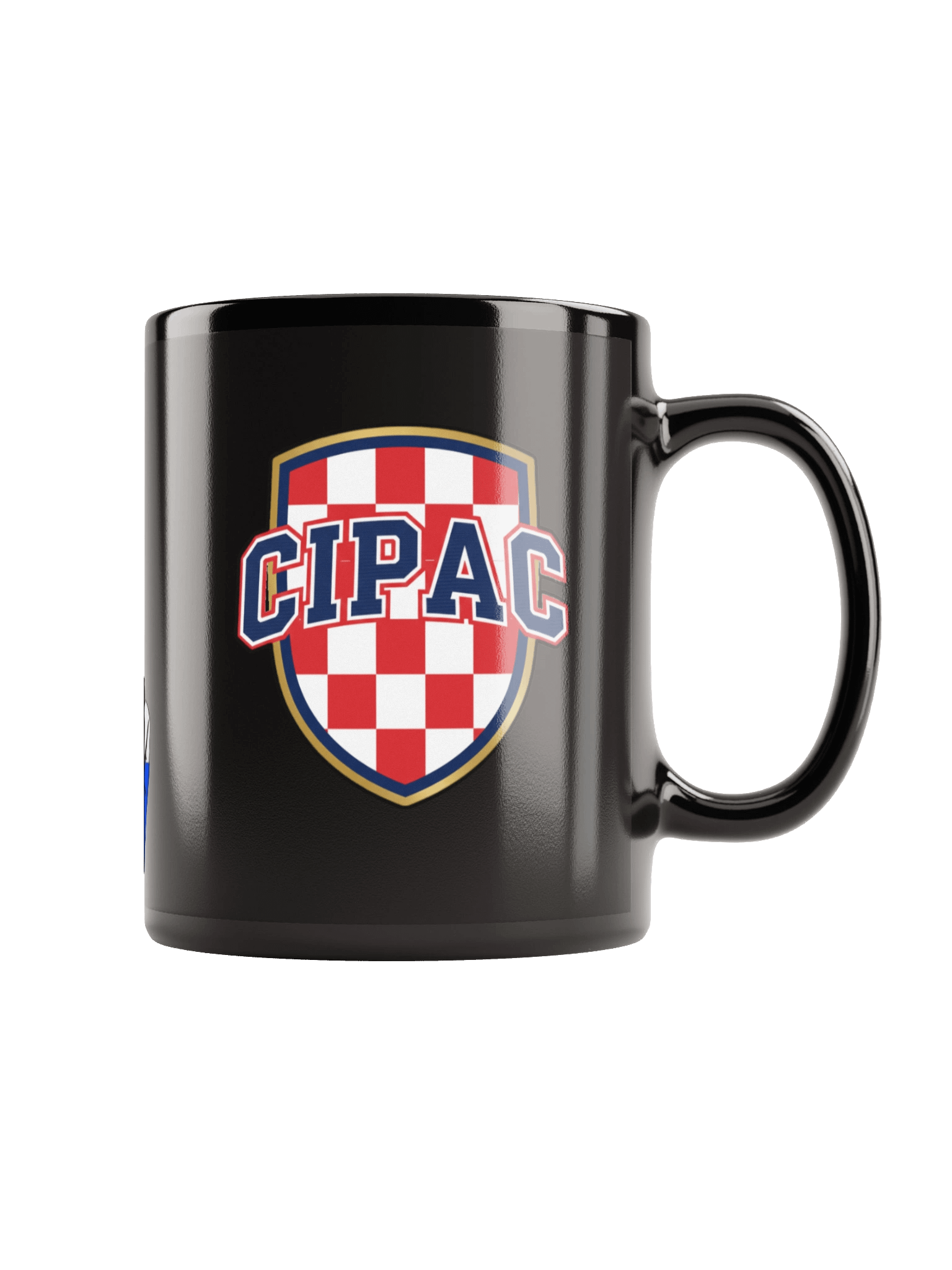 Checkered Peace Black Mug product image (2)