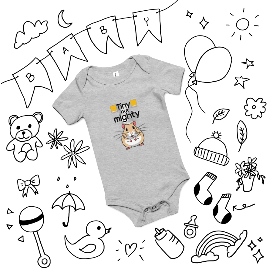 Mighty Rodent Baby Onesie product image (51)
