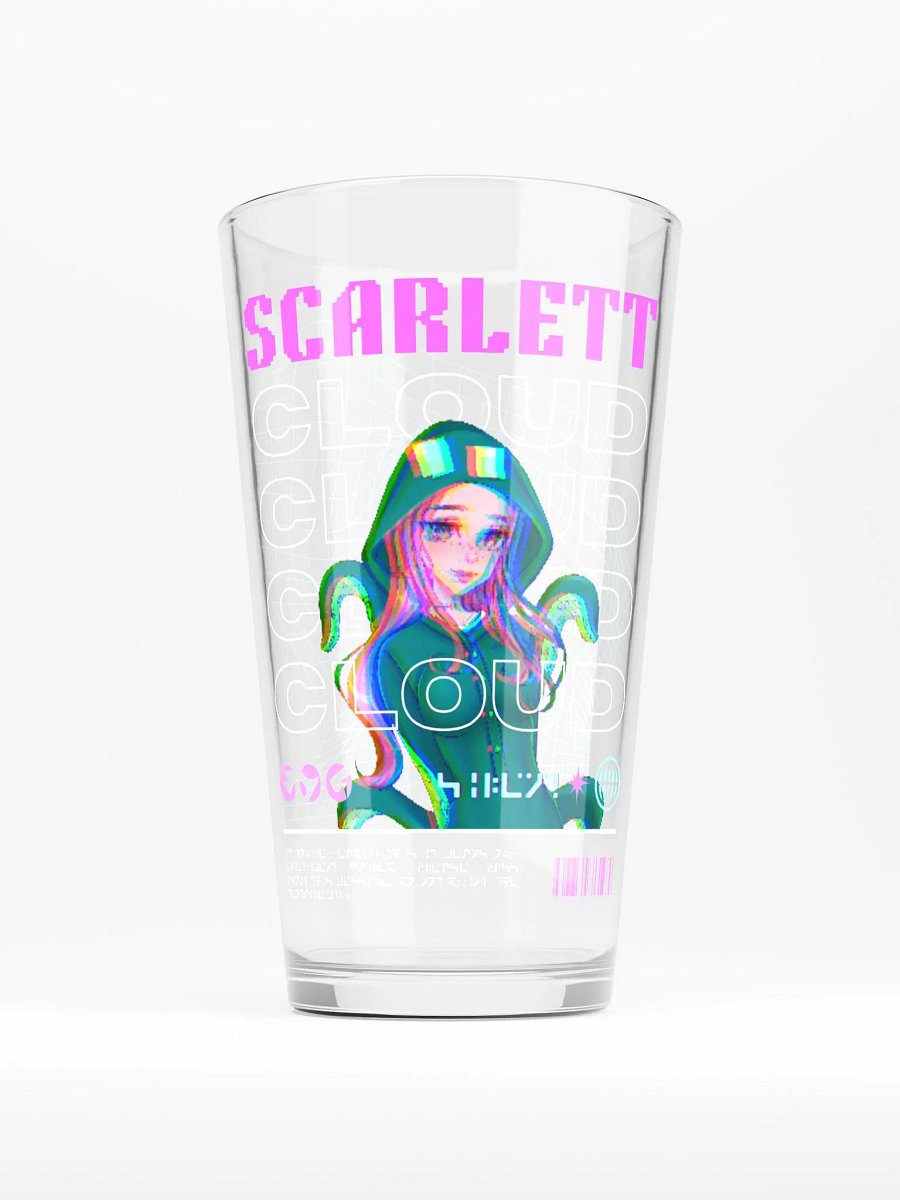 scarlett vaporwave pint glass product image (1)