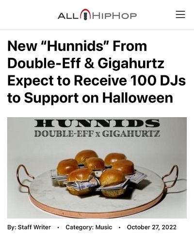 Thank you @allhiphopcom!  Thank you to the all the DJs for the support on our new single!  We trying to keep the DJ culture a...