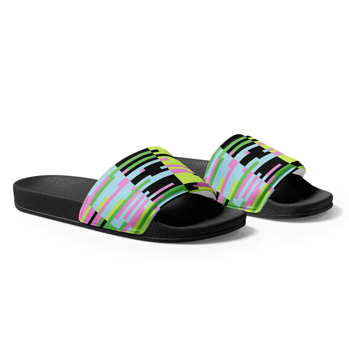 Pastel Grid Comfort Slides product image (1)