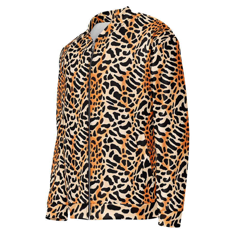 Orange Giraffe Bomber Jacket product image (3)