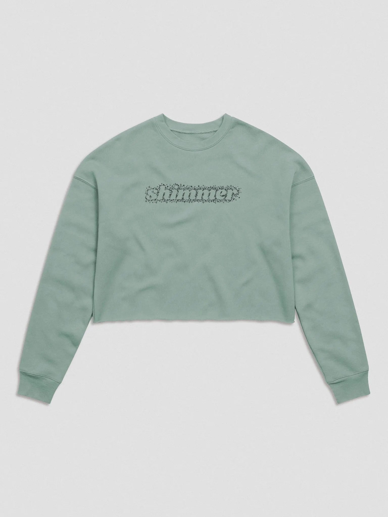 Shimmer (Black) - Cropped Crewneck product image (2)