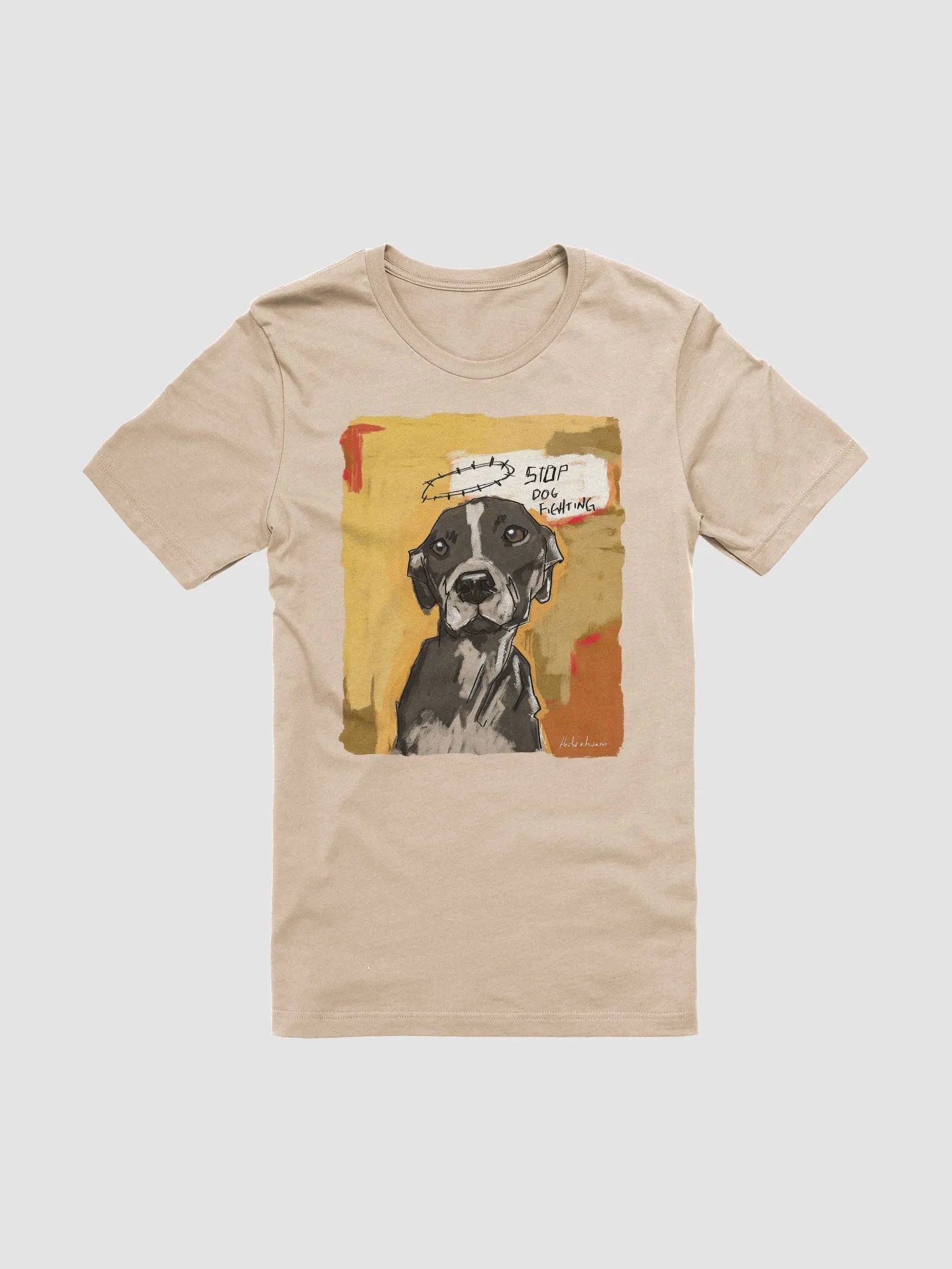 Stop Dog Fighting Bella+Canvas 3001 T-Shirt product image (1)