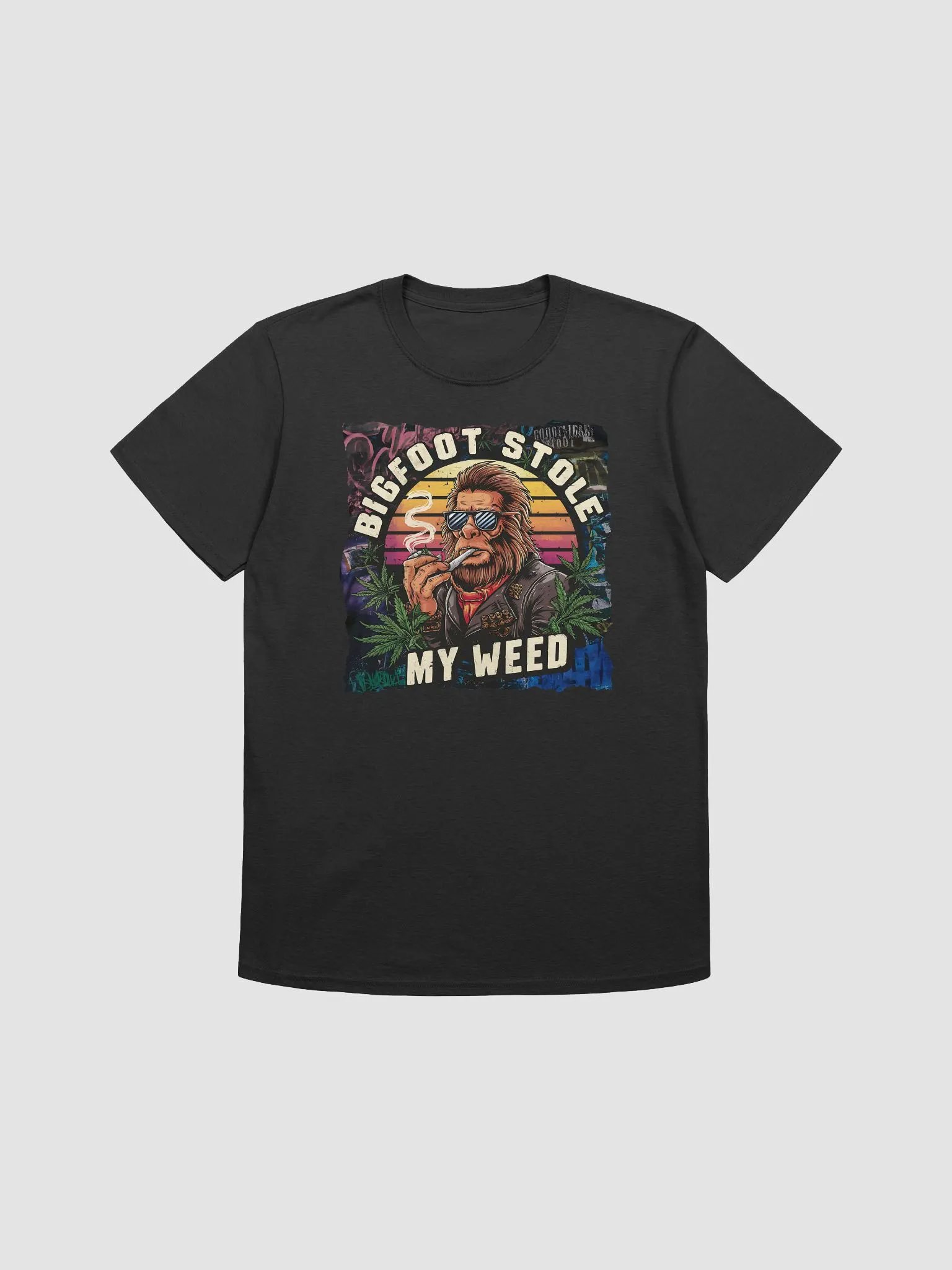 BigFoot Stole My Weed Graphic - Gildan Unisex T-shirt product image (5)