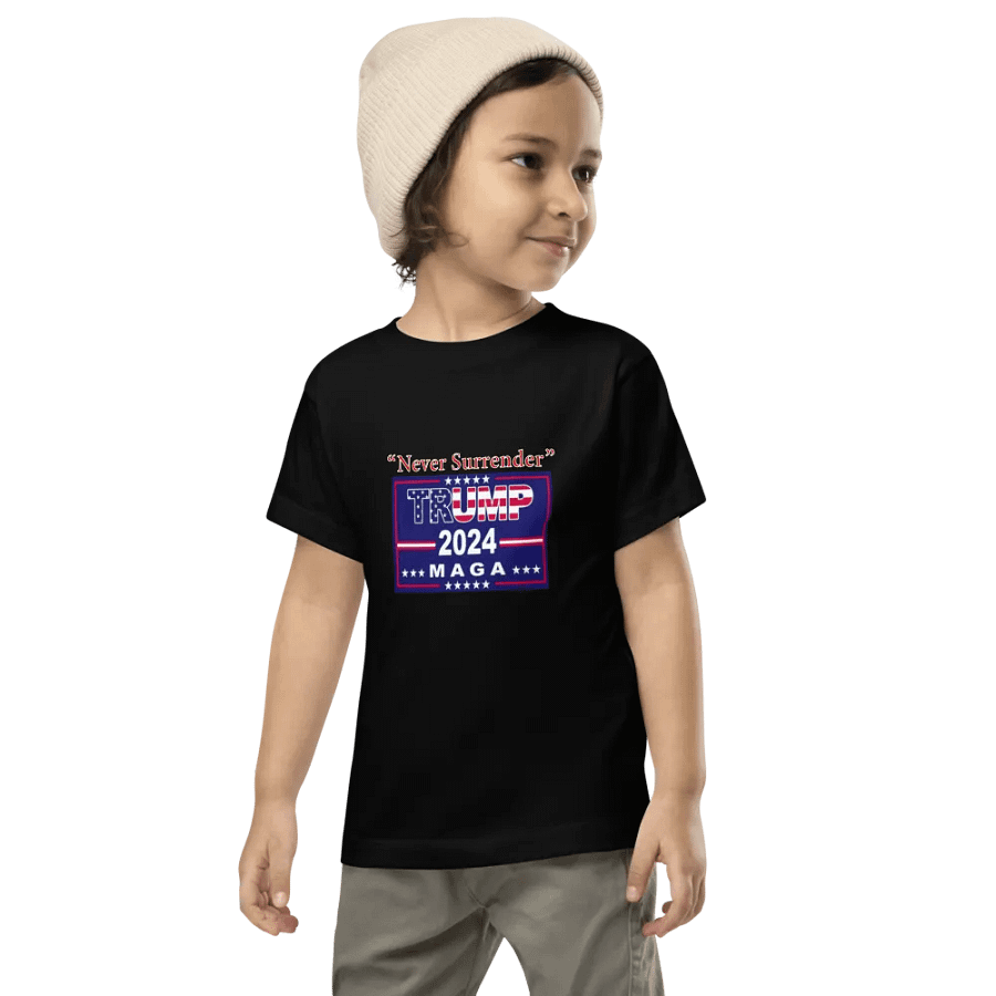 2024 Trump Never Surrender Toddler T-Shirt product image (9)