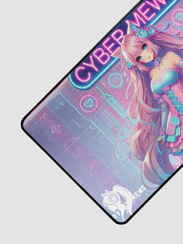 Cyber Mew Deskmat product image (1)