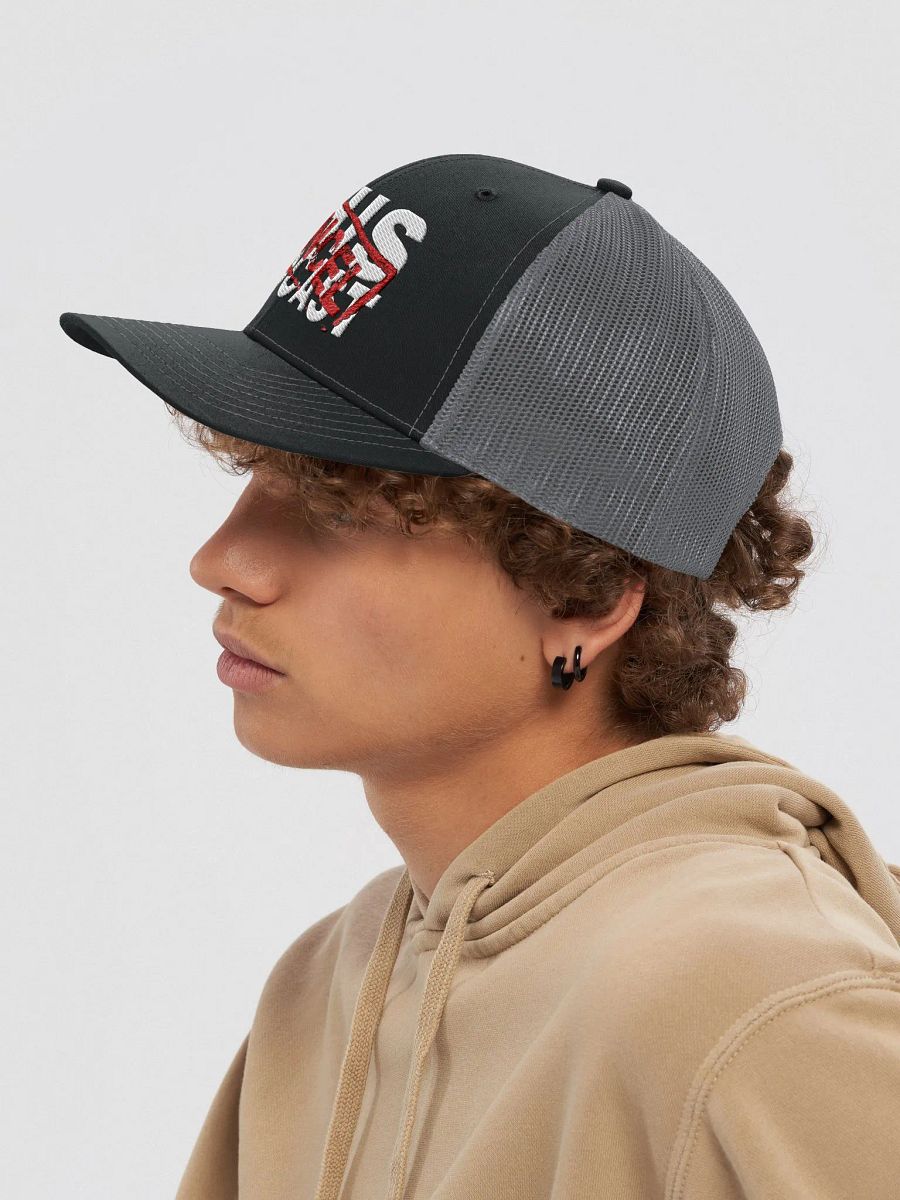 Cancel This Podcast Embroidered Trucker Hat product image (7)