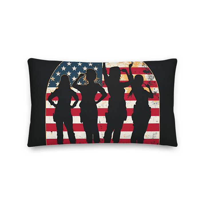 She’s The Veteran Premium Decorative Pillow product image (2)
