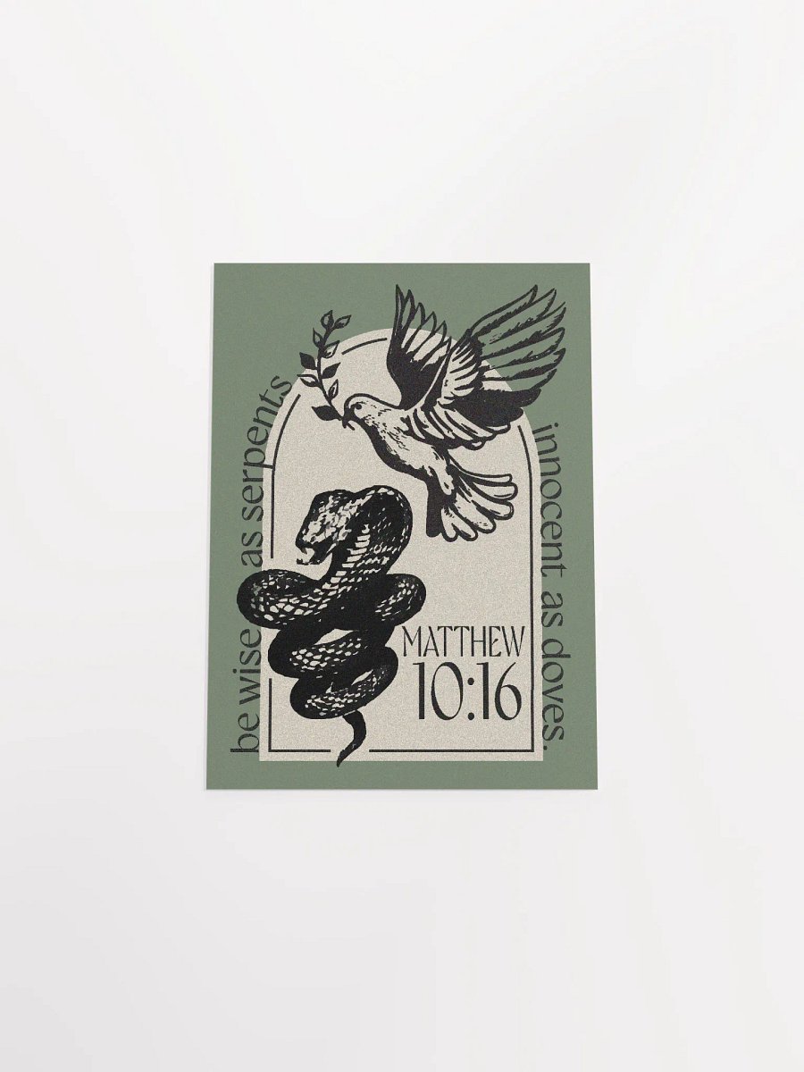 Matthew 10:16 Print product image (4)
