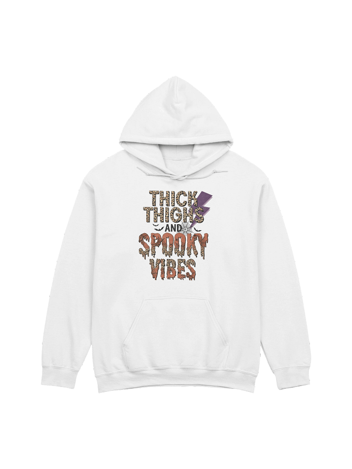 Thick Thighs & Spooky Vibes Hoodie product image (15)