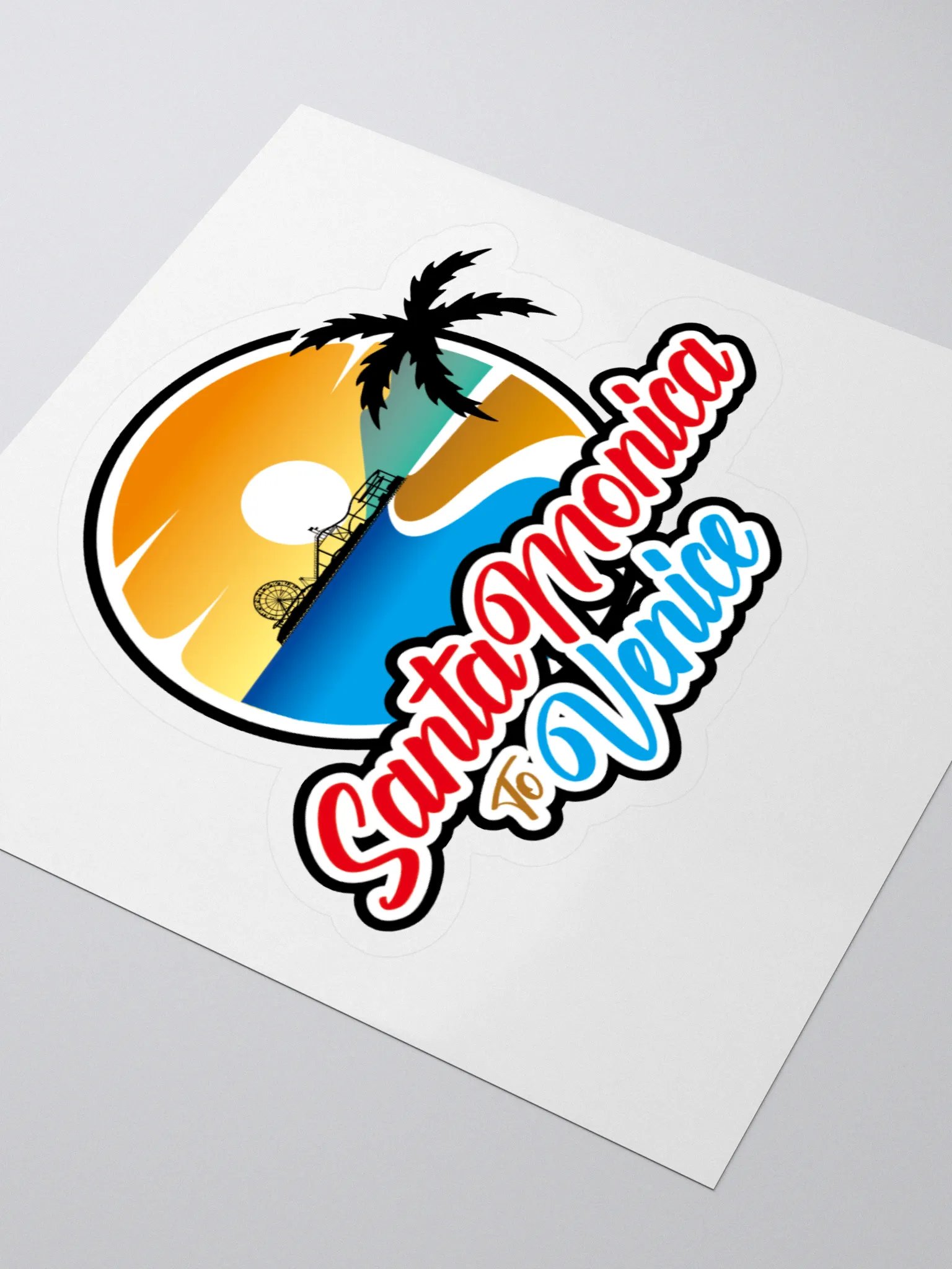Sunset Scenic Kiss Cut Stickers product image (3)