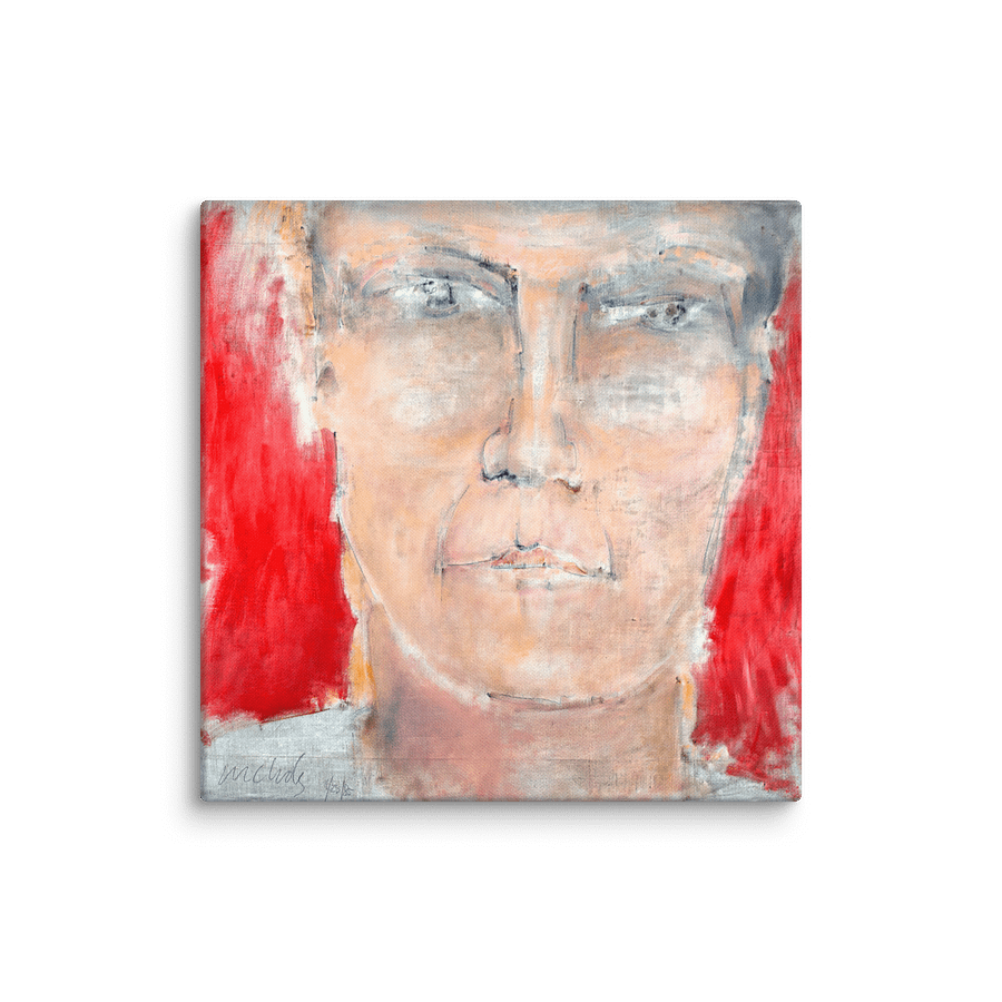 Self Portrait (1985) on canvas (20" x 20") product image (3)