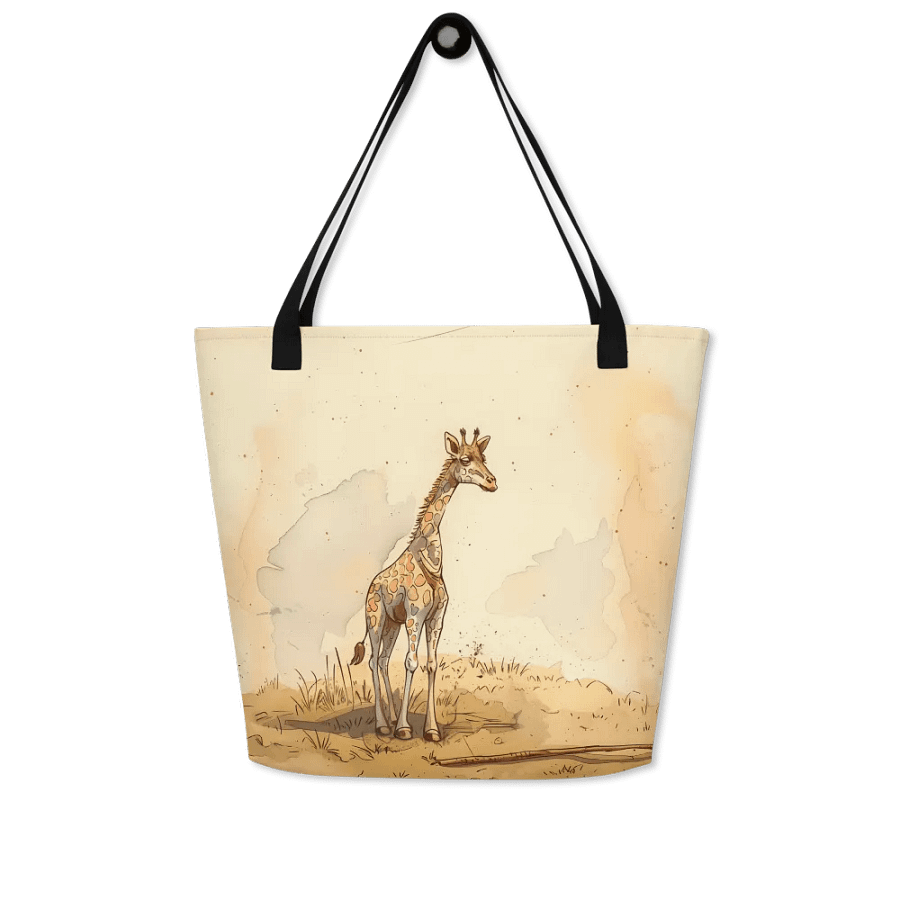 Cute Giraffe Tote Bag product image (8)