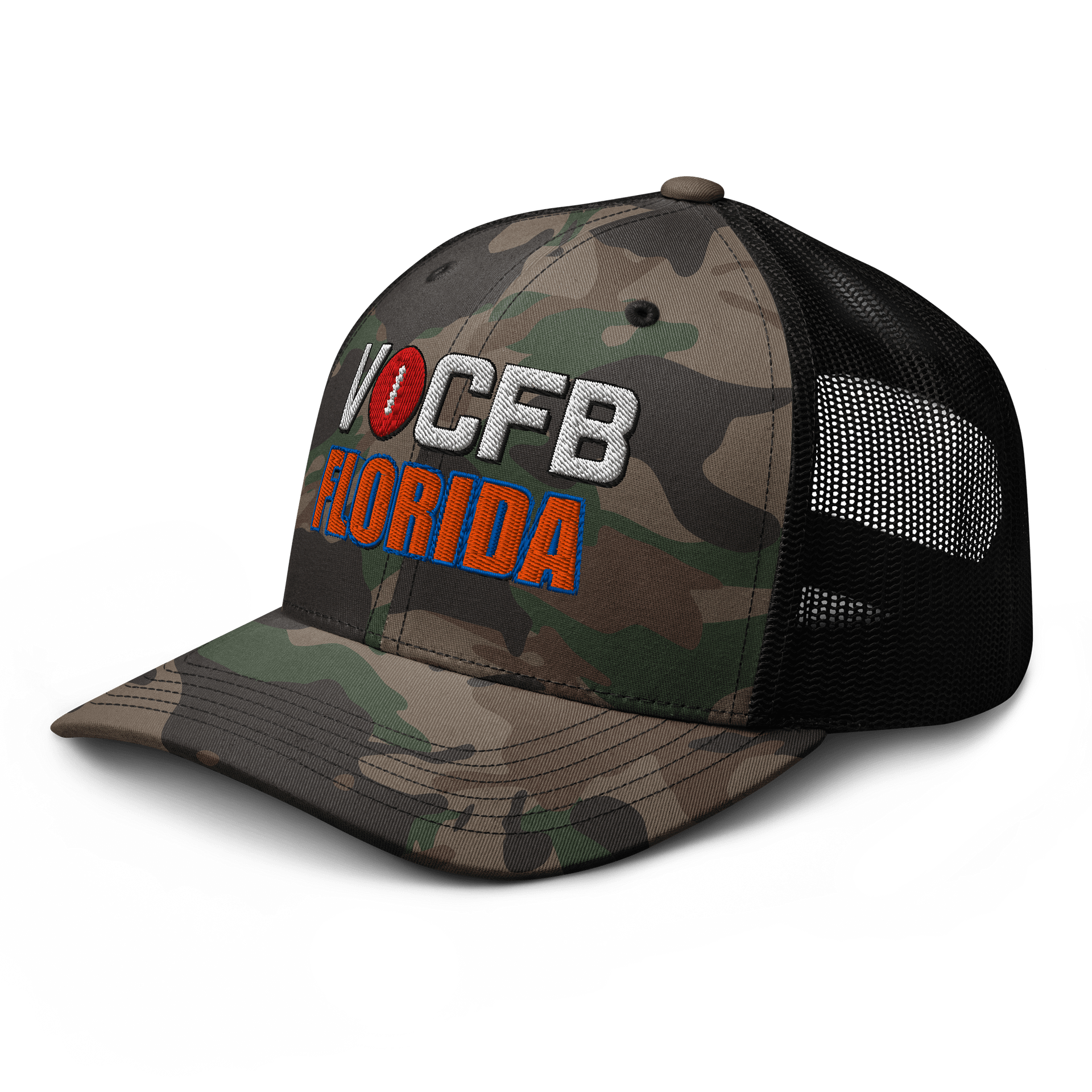Florida VOCFB Camo Trucker Hat product image (6)