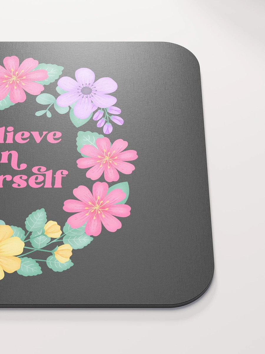Believe in yourself - Mouse Pad Black product image (5)