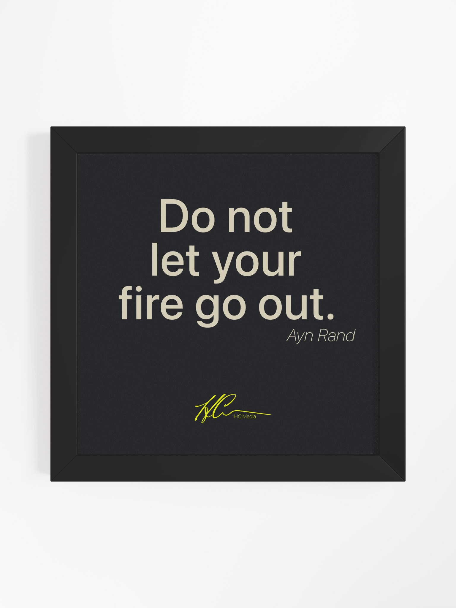 Ayn Rand Q2 - Framed Poster product image (1)