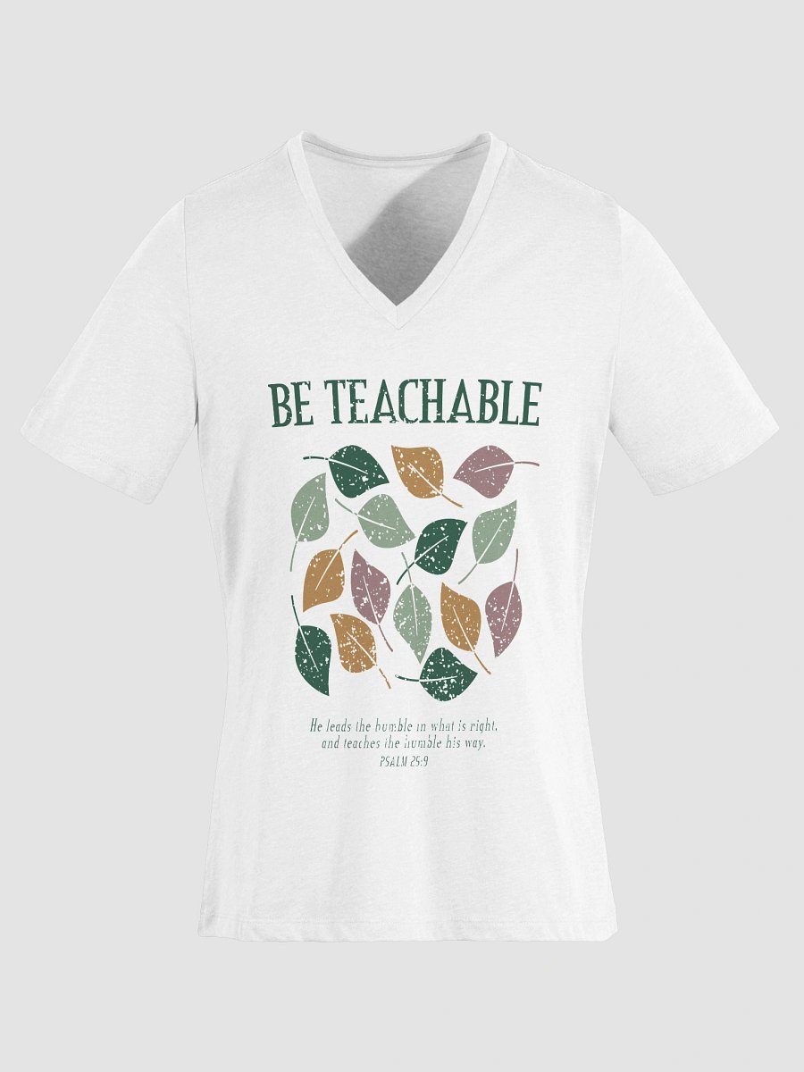 Be Teachable Women's Relaxed V-Neck Shirt product image (5)