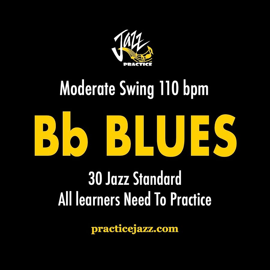 Bb Blues - 110bpm | Jazz Backing Track | Solo & Comping & Chord Practice product image (1)