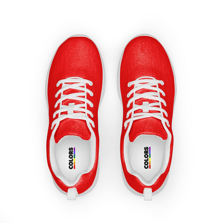 Women's Red Athletic Shoes Lace-up Sneakers product image (2)