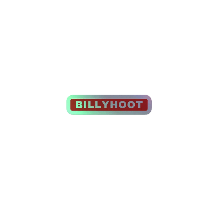 BILLYHOOT Holographic Sticker product image (1)
