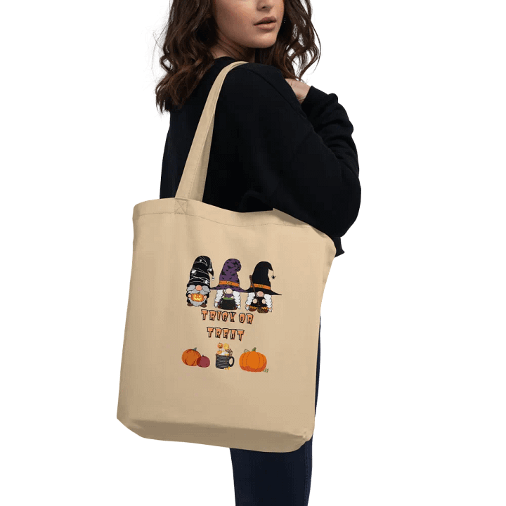 Trick Or Treat Organic Cotton Twill Tote product image (1)