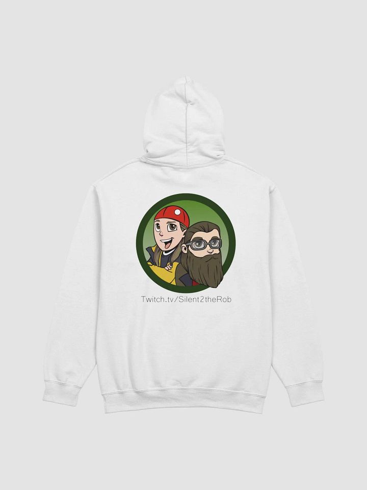 Silent Twitch logo Hoodie Light Color product image (11)