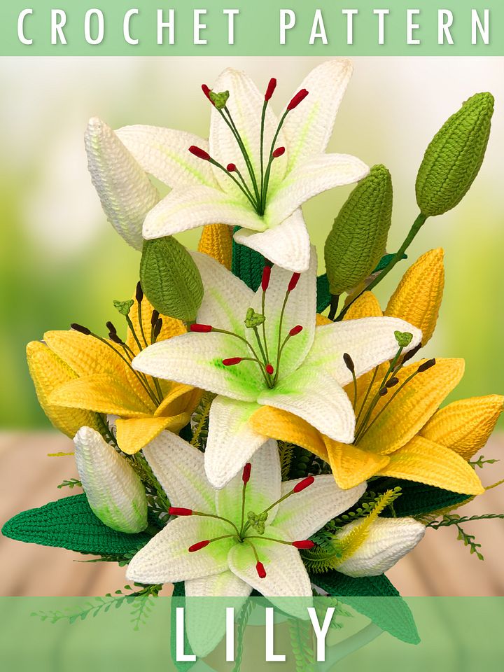 Crochet Lily Pattern product image (1)