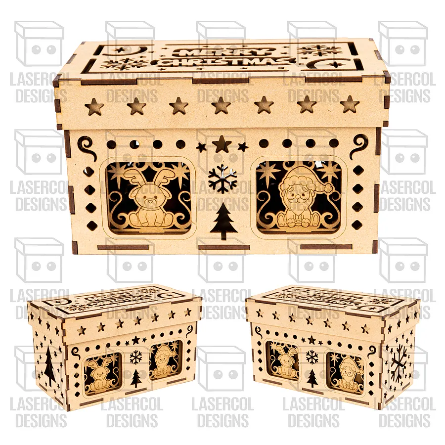 Christmas Characters Houses Ornaments Box Set 1 & Set 2 - Laser Cut Files product image (2)
