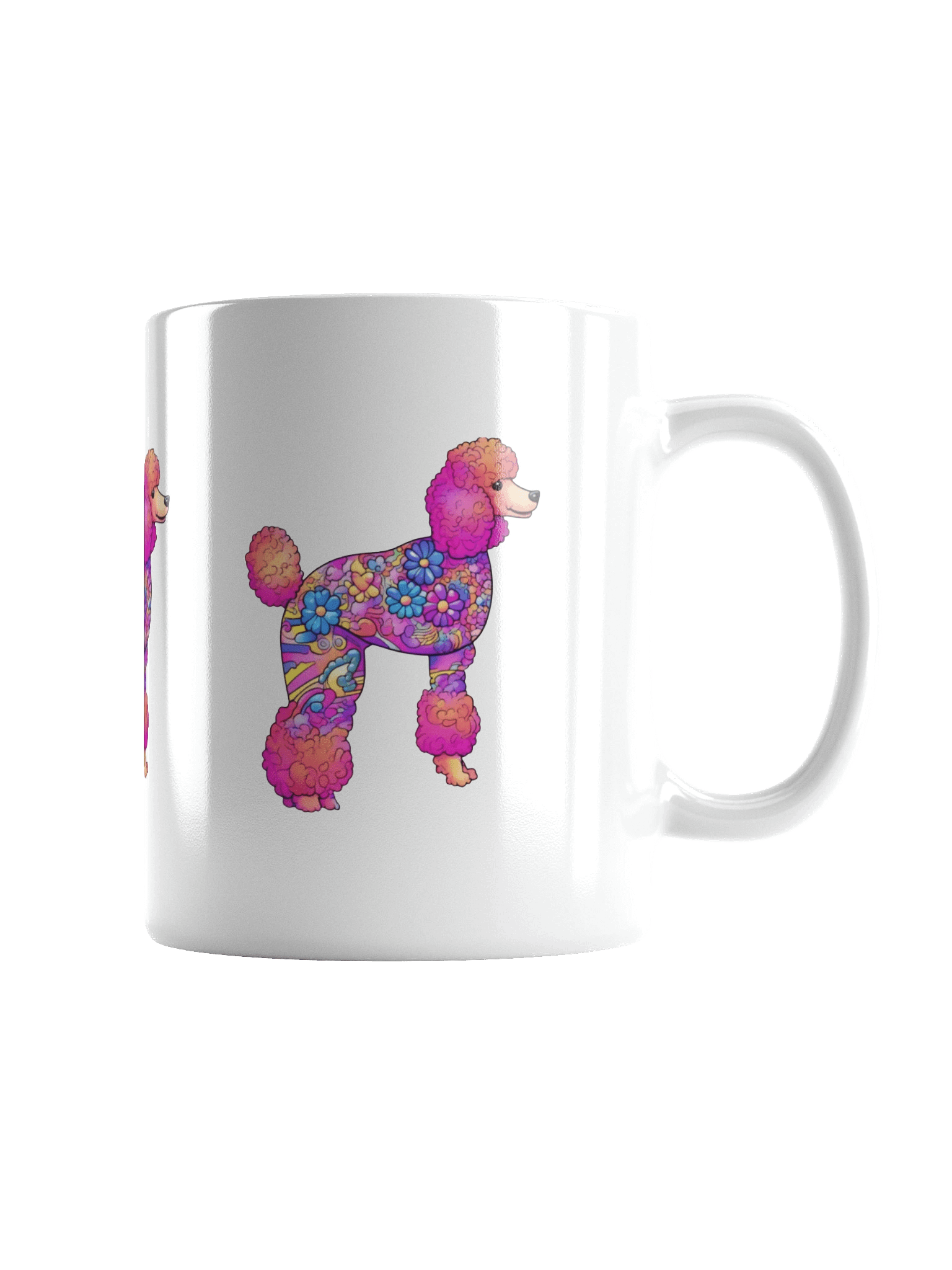 Flower Power Poodle #1 - Mug product image (3)