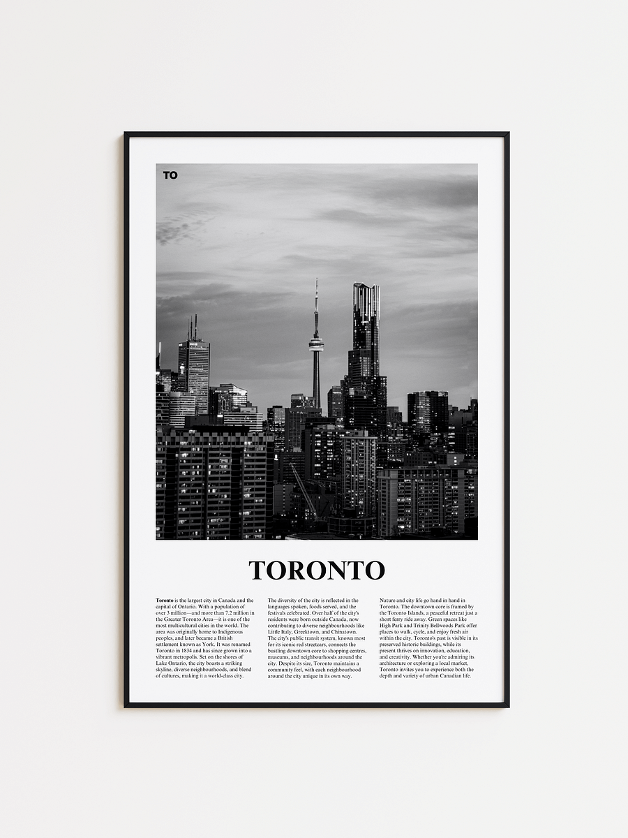 Toronto 03 Newspaper Poster product image (1)