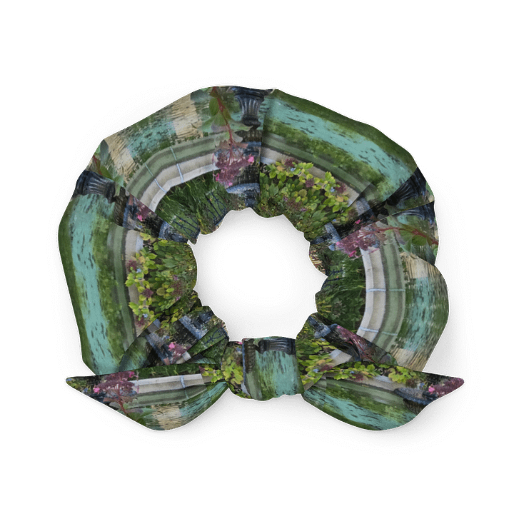 Purple Flower Water Fountain Scrunchie product image (1)