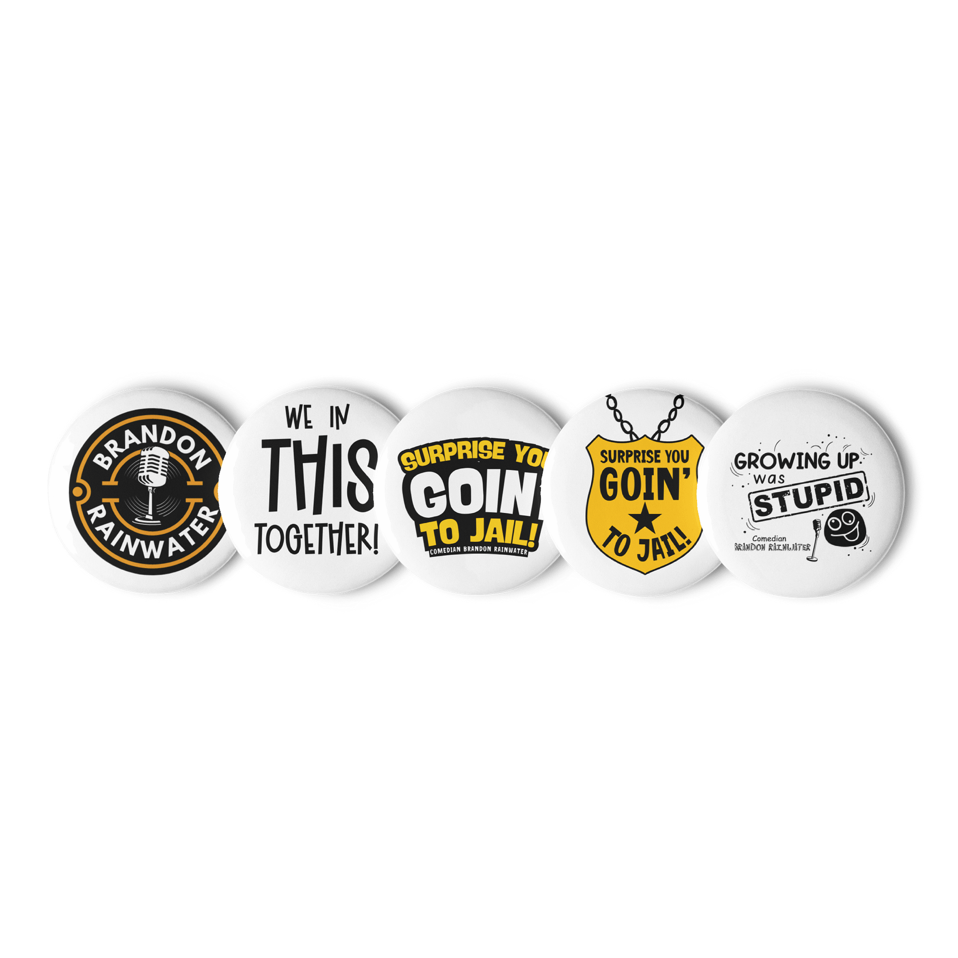 Brandon Rainwater Comedy Pin Pack product image (1)