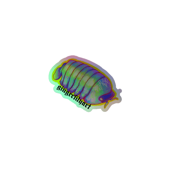 hotrod isopod sticker product image (1)