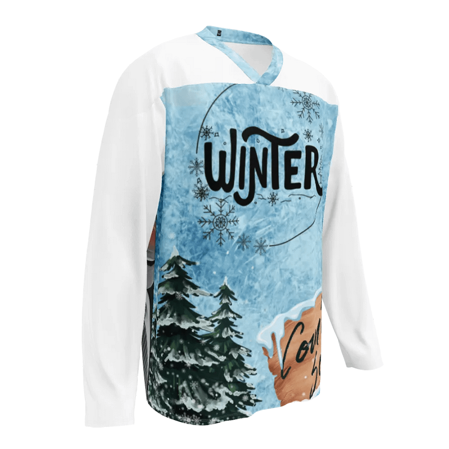 Winter Coming Soon Eco-Friendly Hockey Jersey product image (2)