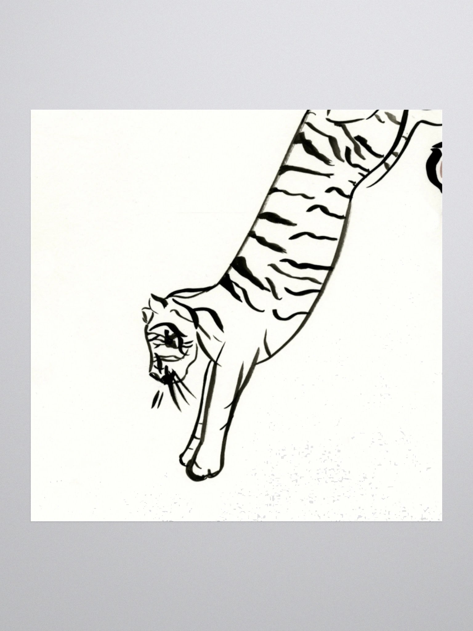 Jumping Tiger Sticker product image (3)