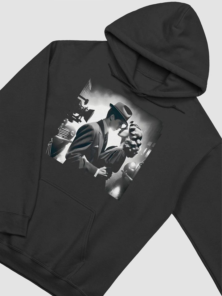 Classic Romance: Vintage Film Noir Love Affair (Womens Hoodie) product image (2)
