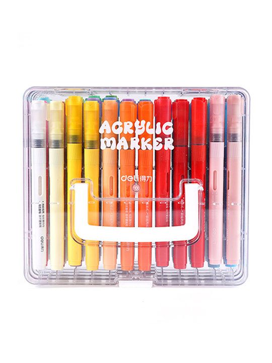 Deli Direct-ink Acrylic Paint Markers Pen product image (1)