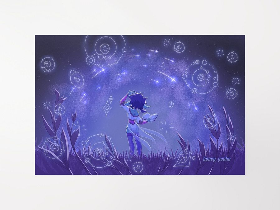Stargazing Honey Matte Print product image (1)